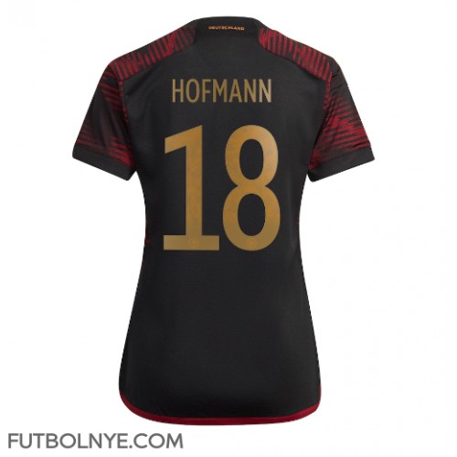 Camiseta Alemania Jonas Hofmann #18 Visitante Equipación para mujer Mundial 2022 manga corta